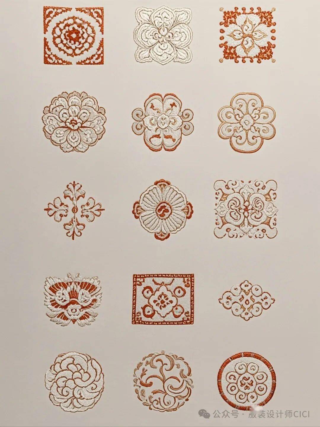 國風古韻-刺繡紋飾紋樣圖案設計分享!