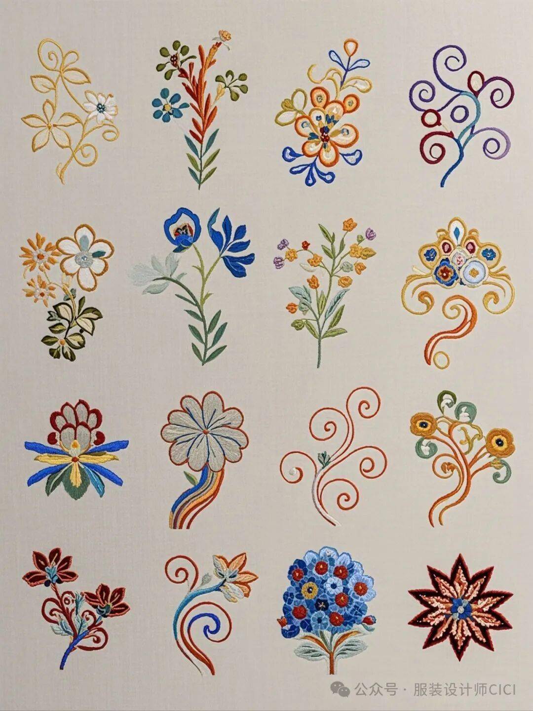 國風古韻-刺繡紋飾紋樣圖案設計分享!